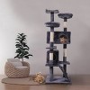 LAOTIES Multi-Level Cat Tree Tower for Indoor Cats,with Scratching Ball,Cushions,Ladder And Condos - 2 of 4