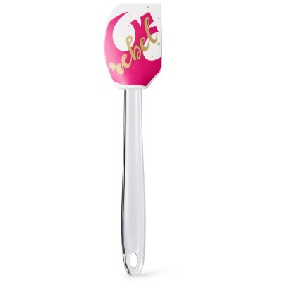 pink silicone spatula