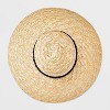Straw Down Brim Hat - A New Day™ Natural - image 3 of 4