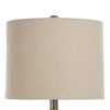 Cameron Ceramic Jug Lamp Seaside Storm Blue Finish - StyleCraft: Nautical Accent, Beige Linen Shade - image 3 of 4