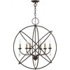 Livex Lighting Aria 6 - Light Pendant in  Bronze/Antique Brass - 4 of 4