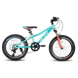 HILAND Boys Girls Mountain Bike for Kids, 7 Speeds Kids MTB Bicycle, 20 inch - 1 of 4