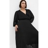 Women's Plus Size Finley Sheer Dress - black | CITY CHIC - 3 of 4