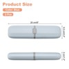 Unique Bargains Travel and Outdoor Plastic Portable Simple Storage Toothbrush Containers 8 x 2.2 x 1.2 Inch 2 Pcs - 2 of 4