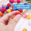 Unique Bargains Creative High Elastic Decoration Home Art Supplies Pom Poms 0.6" - 3 of 4