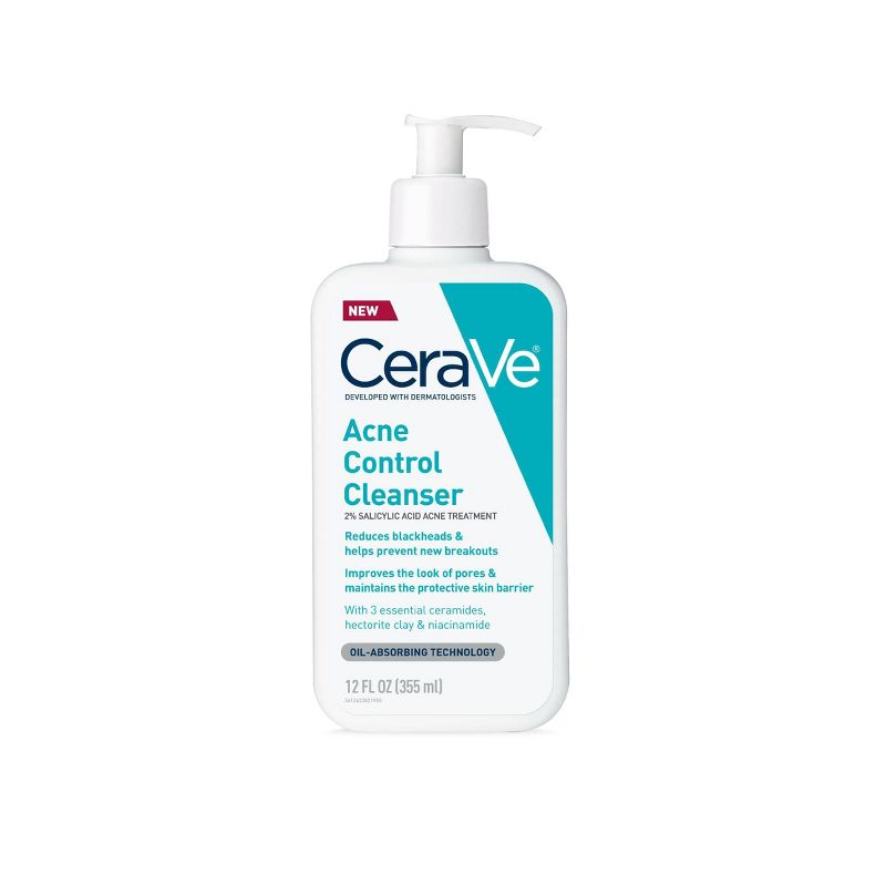  CeraVe Acne Face Cleanser with 2% Salicylic Acid and Purifying Clay for Oily Skin, 5 of 9