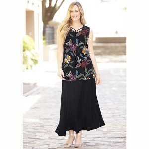 Catherines Anywear Seamed Skirt - 1 of 3