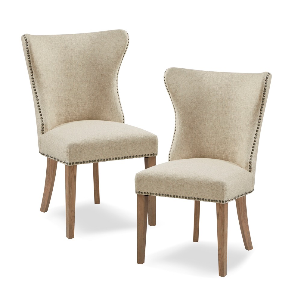 Photos - Chair Set of 2 Luther Dining Side  Cream