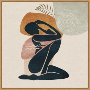 Amanti Art Lady by Emel Tunaboylu Framed Canvas Wall Art - 1 of 4