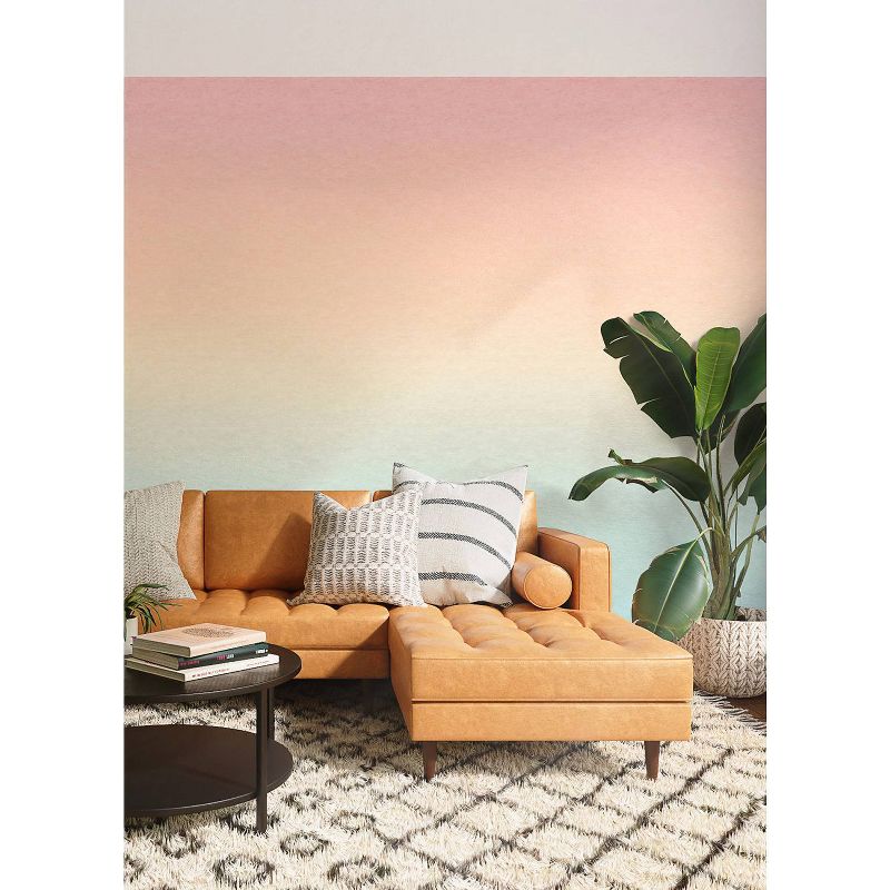 RoomMates Aura Ombre Peel and Stick Wallpaper Mural Rainbow, 2 of 5