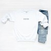 Embroidered Text Me When You Get Home - Women's Graphic Sweatshirt - 3 of 4
