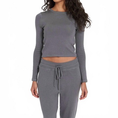 Women's Nevis Crop Pullover - LEIMERE