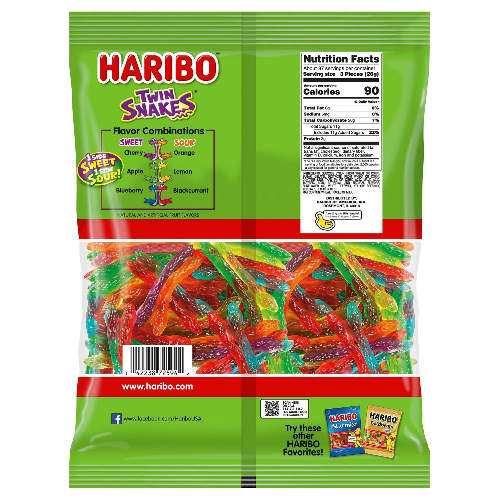 Haribo Haribo Twin Snakes package