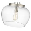 Joliet 13" Glass Flush Mount Ceiling Light - Mid-Century Modern, Dimmable, Damp Rated - 4 of 4