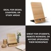 Altitude Supplies Tech Stand, 7.5"x8.5"x11", Natural Wood Finish - 4 of 4