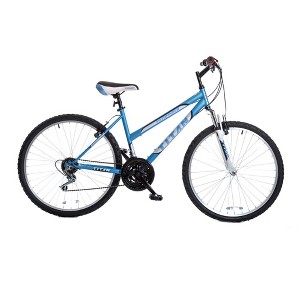 Titan Pathfinder Women's 18-Speed Front-Suspension Mountain Bike, 17-Inch Frame, 26-Inch Alloy Wheels, Baby Blue - 1 of 4