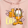 Women's - Garfield - Level Up Your Life Cropped Graphic Hoodie - 2 of 3