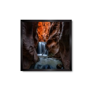 Courtside Market Natural Bath 30x30 Statement Piece - Framed Artboard - 1 of 2
