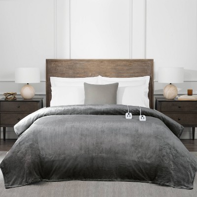 Gray electric blanket new arrivals