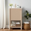 Mshliw 20" French Style Bathroom Vanity with Ceramic Sink, Freestanding Single Vanity with Soft-Close Door for Modern Bathroom - 2 of 4