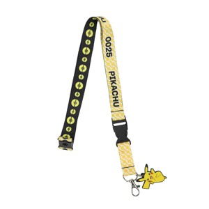 Pokemon Pikachu Yellow Kanto Region First Partner Lanyard - 1 of 4