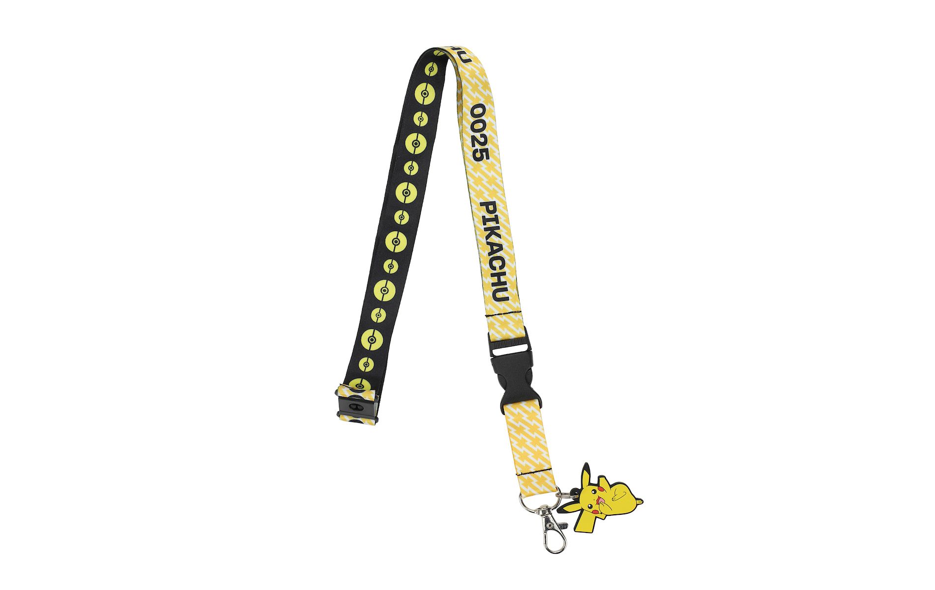 Pokemon Pikachu Yellow Kanto Region First Partner Lanyard
