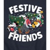 Men's - Disney - Mickey And Friends Festive Friends Graphic Fleece Sweatshirt - 2 of 4