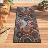 Bohemian Medallion Non-Slip Indoor Outdoor Area Rug by Blue Nile Mills - 2 of 4