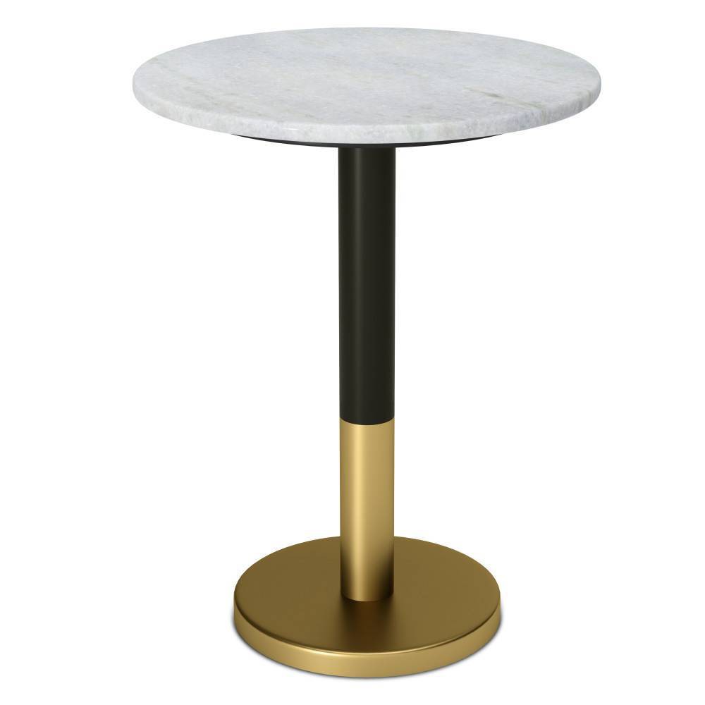 Photos - Dining Table Ryan Marble Side Table White - WyndenHall