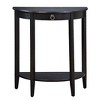 Lyngins Tempered Bent Glass Entryway Table,Stylish Minimalist Console Table for Living Room - 3 of 4