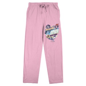 Powerpuff Girls "Sugar, Spice, & Everything Nice" Women's Pink Sleep Pajama Pants - 1 of 4