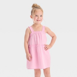 Toddler Girls' Tank Gauze Dress - Cat & Jack™ - 1 of 3