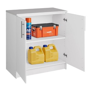 Elite 16" Deep Home Storage Base Cabinet with Melamine Countertop - Prepac - 1 of 4