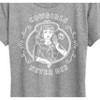 Women's - Instant Message - Cowgirls Never Die Short Sleeve Graphic T-Shirt - 2 of 4