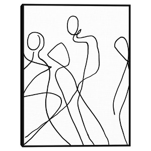 18" x 24" The Dance by Nikki Chu Framed Canvas Art Print - Masterpiece Art Gallery: Modern Decor, Ready to Hang - 1 of 4