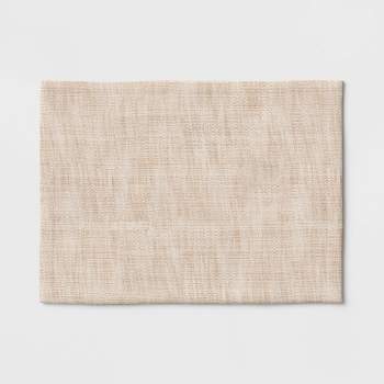 Cotton Woven Textured Placemat Brown - Threshold™