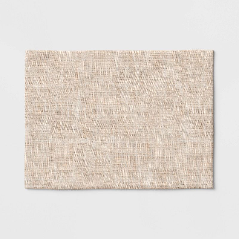 Cotton Woven Textured Placemat Brown - Threshold&#8482;, 1 of 4