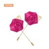 Unique Bargains Ceremony Anniversary Rose Wedding Groom Boutonnieres Pins 2"x3.5" 10 Pcs - 3 of 3