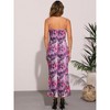 INSPIRE CHIC Women's Mesh Floral Sleeveless Stretchy Bodycon Cocktail Maxi Dress - 4 of 4