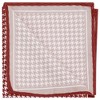 INSPIRE CHIC Men's Houndstooth Self-Fold Pocket Square for Suit 1 Pcs - 4 of 4