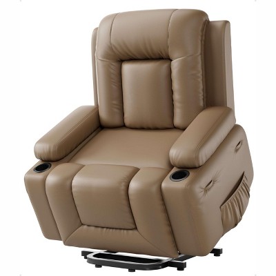 Power Lift Recliner Chair with Heat, Massage, Oversized Wide Electric Recliner for Elderly
