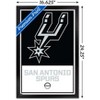 Trends International NBA San Antonio Spurs - Logo 21 Framed Wall Poster Prints - 3 of 4