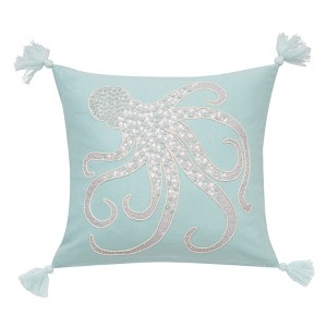 C&F Home Sea glass Octopus Pillow - 1 of 4