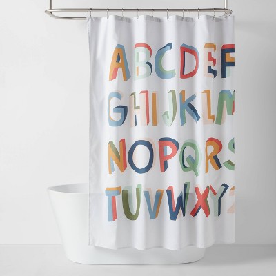 Multi Striped With Tassels Kids' Shower Curtain - Pillowfort™ : Target