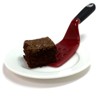 Norpro Brownie Spatula with Scalloped Blade, Red - 4 of 4