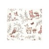 Hudson Baby Infant Girl Cotton Flannel Receiving Blankets Bundle, Girl Woodland Pals, One Size - 3 of 4