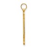 Black Bow Jewelry 14k Yellow Gold Plated Sterling Silver Indiana Hoosiers NCAA Extra Large Pendant - 2 of 4