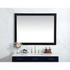 Elegant Lighting Aqua vanity mirror 48x36 inch in black - 2 of 4