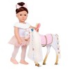 Our Generation 12" Hair Play Foal - Glitter & Hearts Andalusian Horse in White - 3 of 4