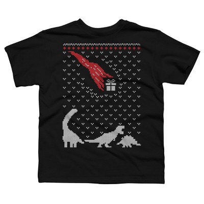 Boy's Design By Humans ugly christmas sweater By shirtpublic T-Shirt